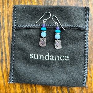 Jes MaHarry Sundance Sterling Silver & Precious Stones Dangling Heart Earrings